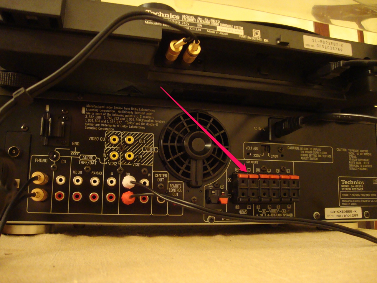 technics stereo speakers wiring diagram wiring library Factory Stereo Wiring Diagrams don\u0027t the speakers you\u0027re talking about connect using regular speaker wire?